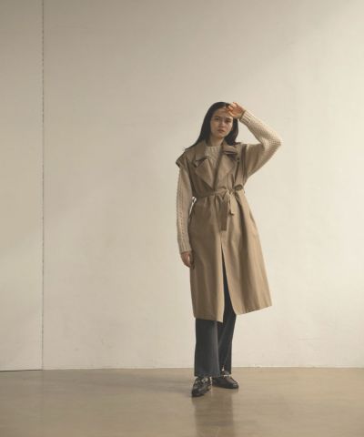 STORY掲載]TRENCH LONG VEST|marjour(マージュール)公式サイト ALL