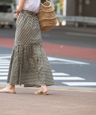 Marisol掲載]CHECK TIERED SKIRT|marjour(マージュール)公式サイト ALL