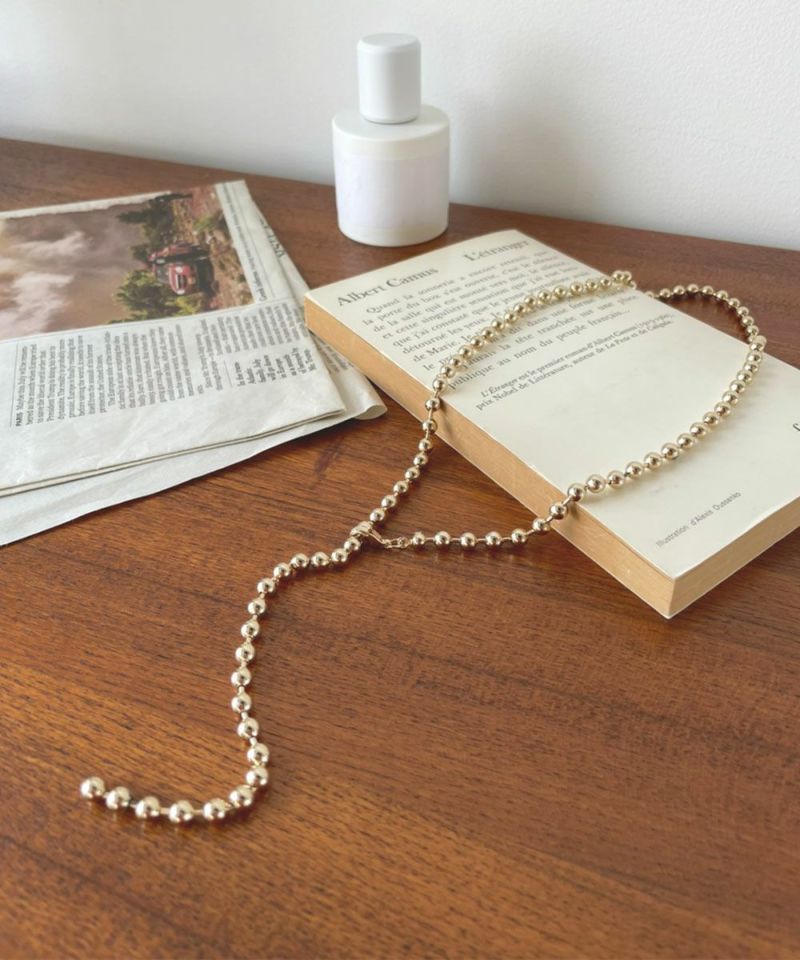 BALL CHAIN NECKLACE|marjour(マージュール)公式サイト ALL