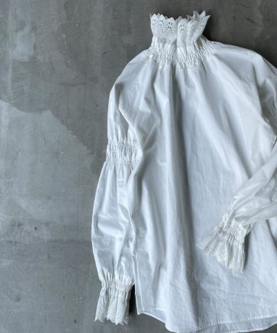 VINTAGE LIKE LACENECK BLOUSE|marjour(マージュール)公式サイト ALL ...