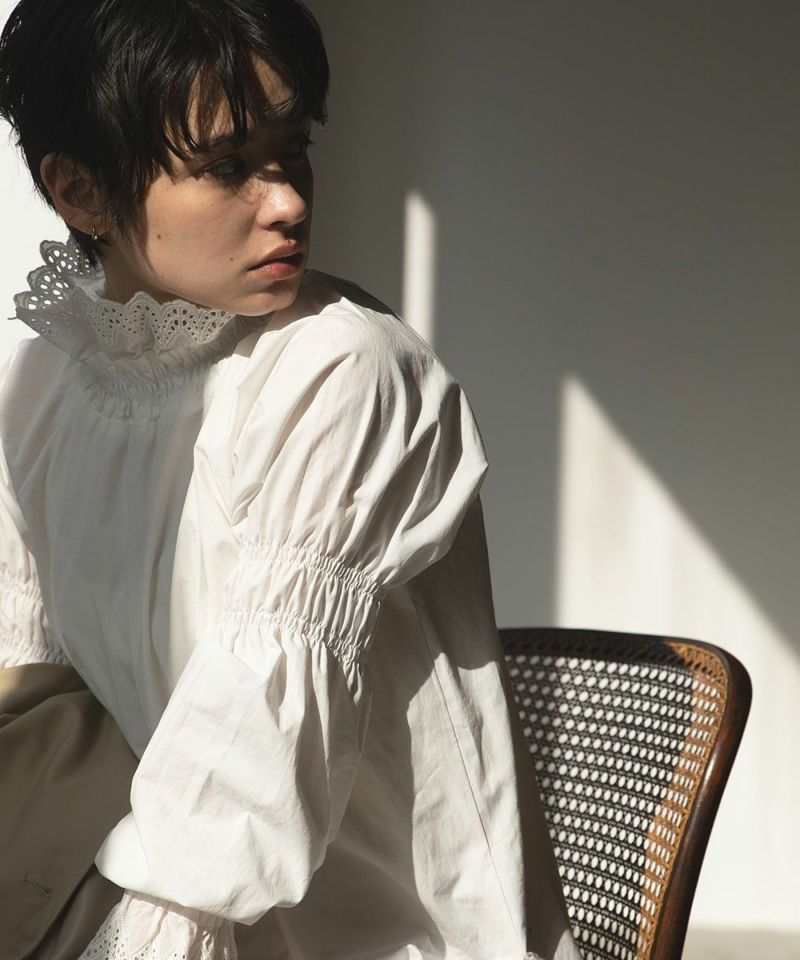 予約]VINTAGE LIKE LACENECK BLOUSE|marjour(マージュール)公式サイト