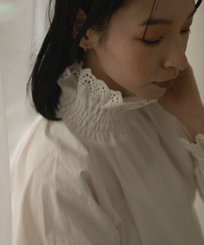VINTAGE LIKE LACENECK BLOUSE|marjour(マージュール)公式サイト ALL 
