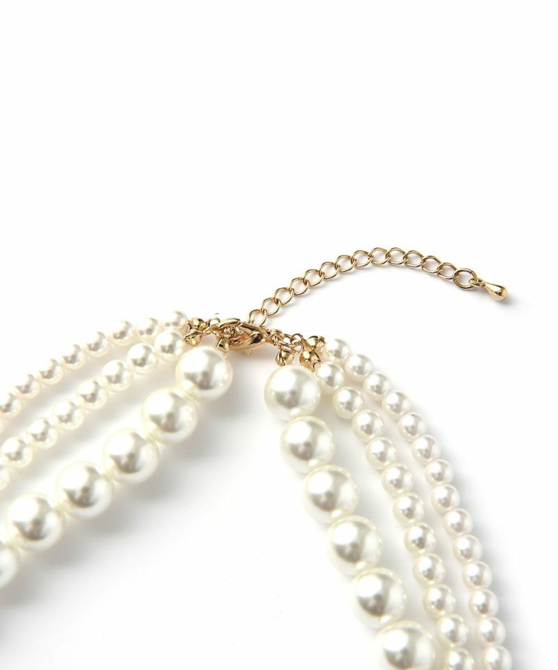 TRIPLE PEARL NECKLACE|marjour(マージュール)公式サイト ALL ITEM通販