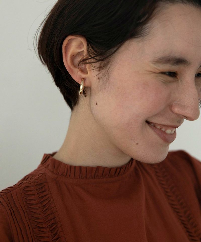 NICKEL FREE]GOLD HOOP EARRING|marjour(マージュール)公式サイト ALL