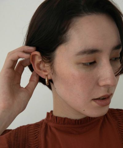 NICKEL FREE]GOLD HOOP EARRING|marjour(マージュール)公式サイト ALL