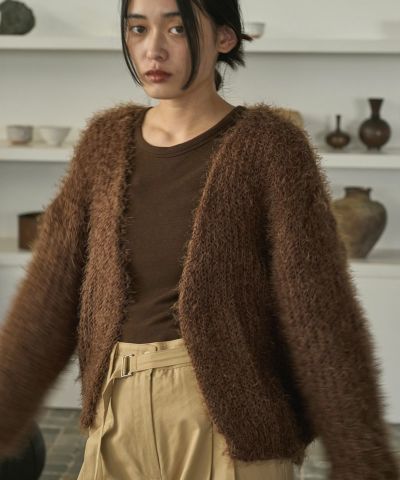 SHAGGY KNIT CARDIGAN|marjour(マージュール)公式サイト ALL ITEM通販