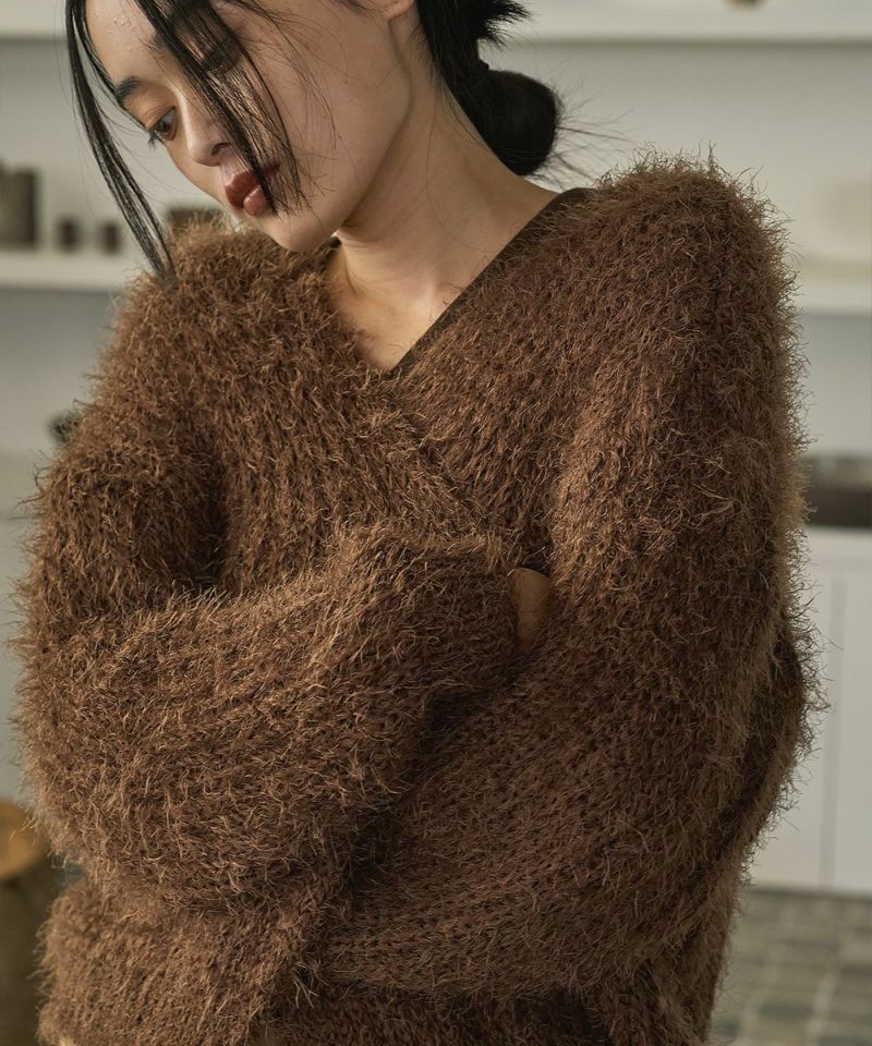 SHAGGY KNIT CARDIGAN|marjour(マージュール)公式サイト ALL ITEM通販