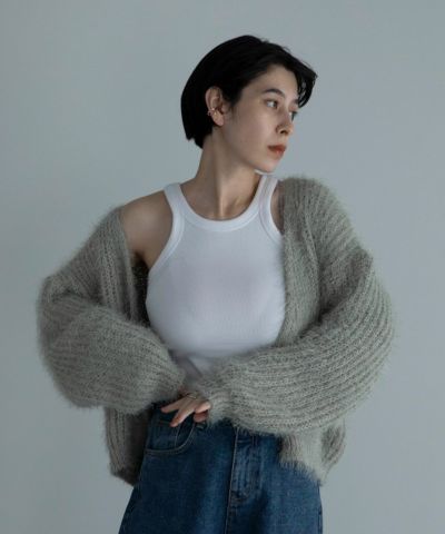 SHAGGY KNIT CARDIGAN|marjour(マージュール)公式サイト ALL ITEM通販