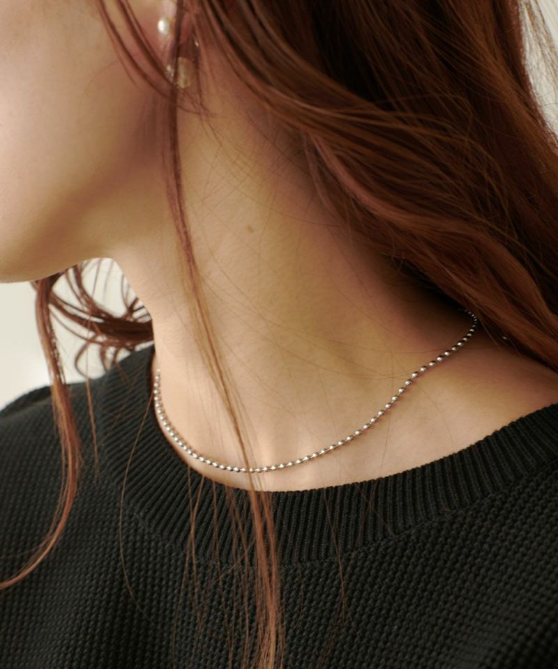 NICKEL FREE]BALL CHAIN NECKLACE|marjour(マージュール)公式サイト