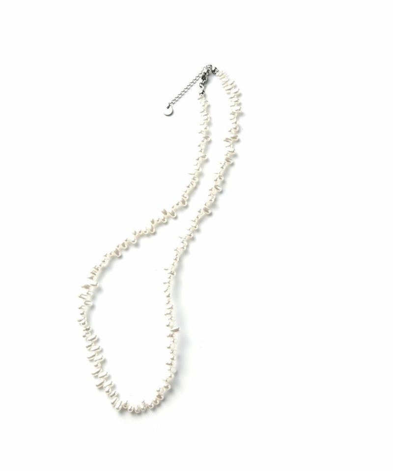 [SURGICAL]IRREGULAR PEARL NECKLACE|marjour(マー