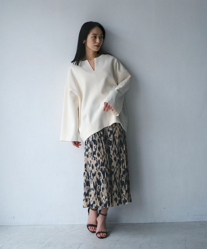 PRINT PLEATS SKIRT|marjour(マージュール)公式サイト ALL ITEM通販