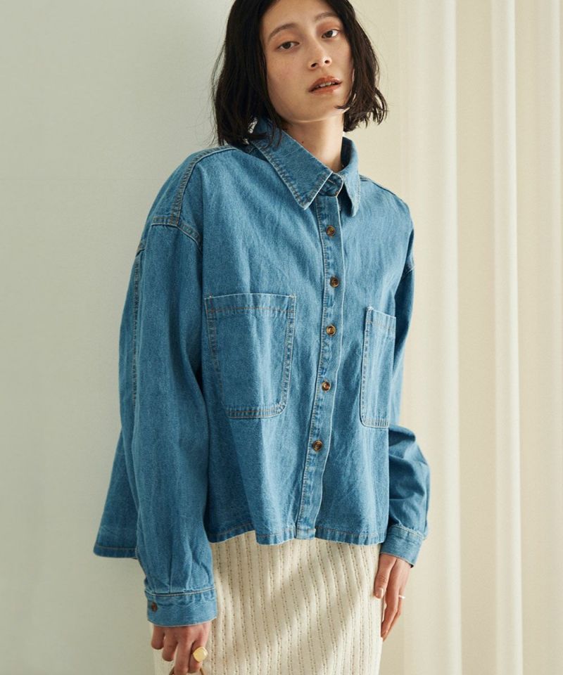 予約]OVER DENIM SHIRT JACKET|marjour(マージュール)公式サイト ALL