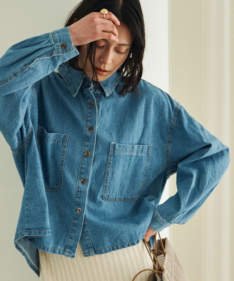 予約]OVER DENIM SHIRT JACKET|marjour(マージュール)公式サイト ALL