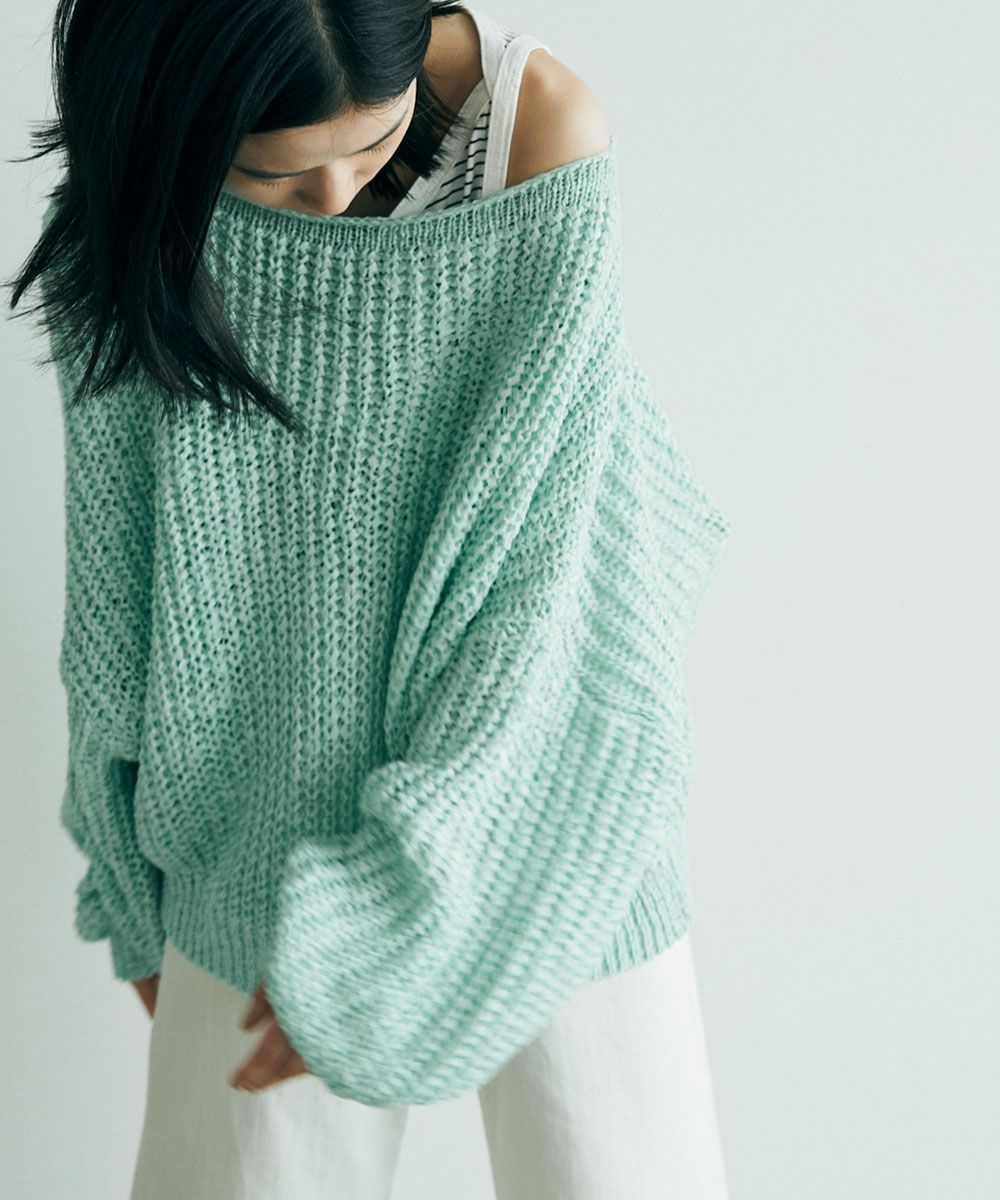 ROUGHLY KNIT PULLOVER|marjour(マージュール)公式サイト ALL ITEM通販