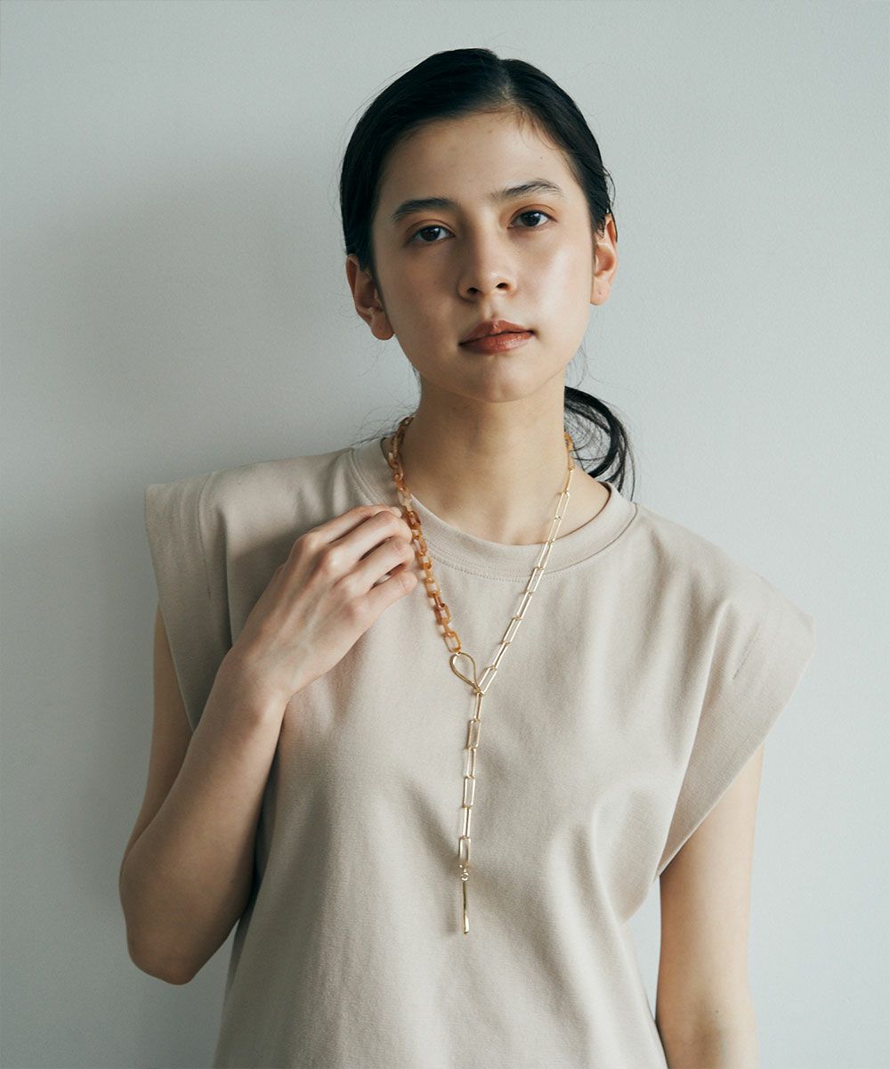 MARBLE CHAIN NECKLACE|marjour(マージュール)公式サイト ALL ITEM通販