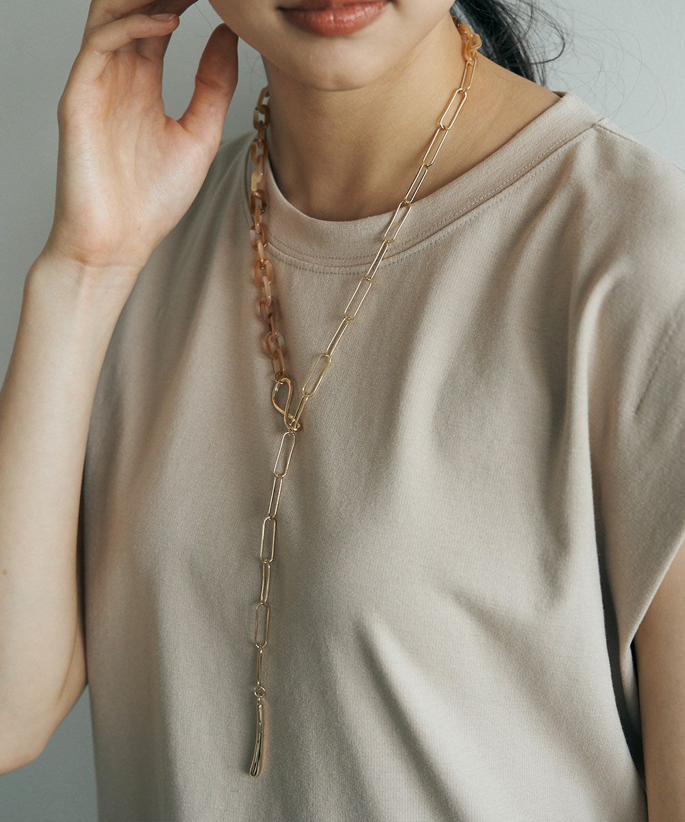 MARBLE CHAIN NECKLACE|marjour(マージュール)公式サイト ALL ITEM通販