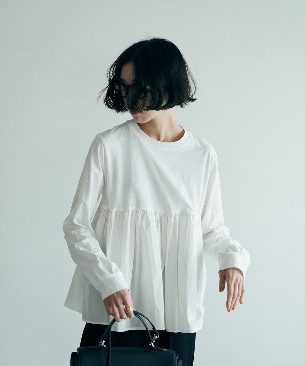 OTONA SWITCHING PEPLUM TEE|marjour(マージュール)公式サイト ALL