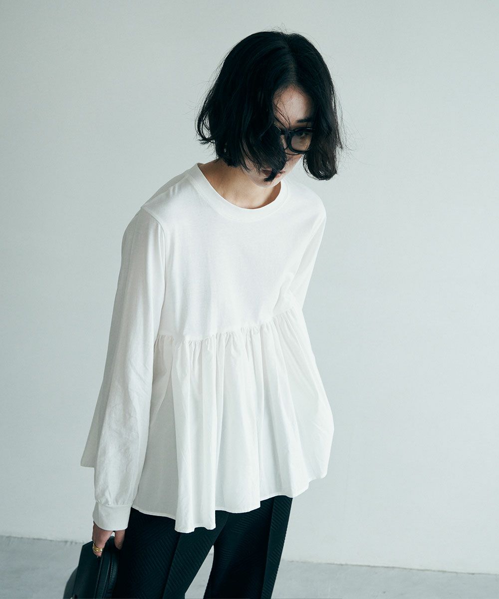 OTONA SWITCHING PEPLUM TEE|marjour(マージュール)公式サイト ALL