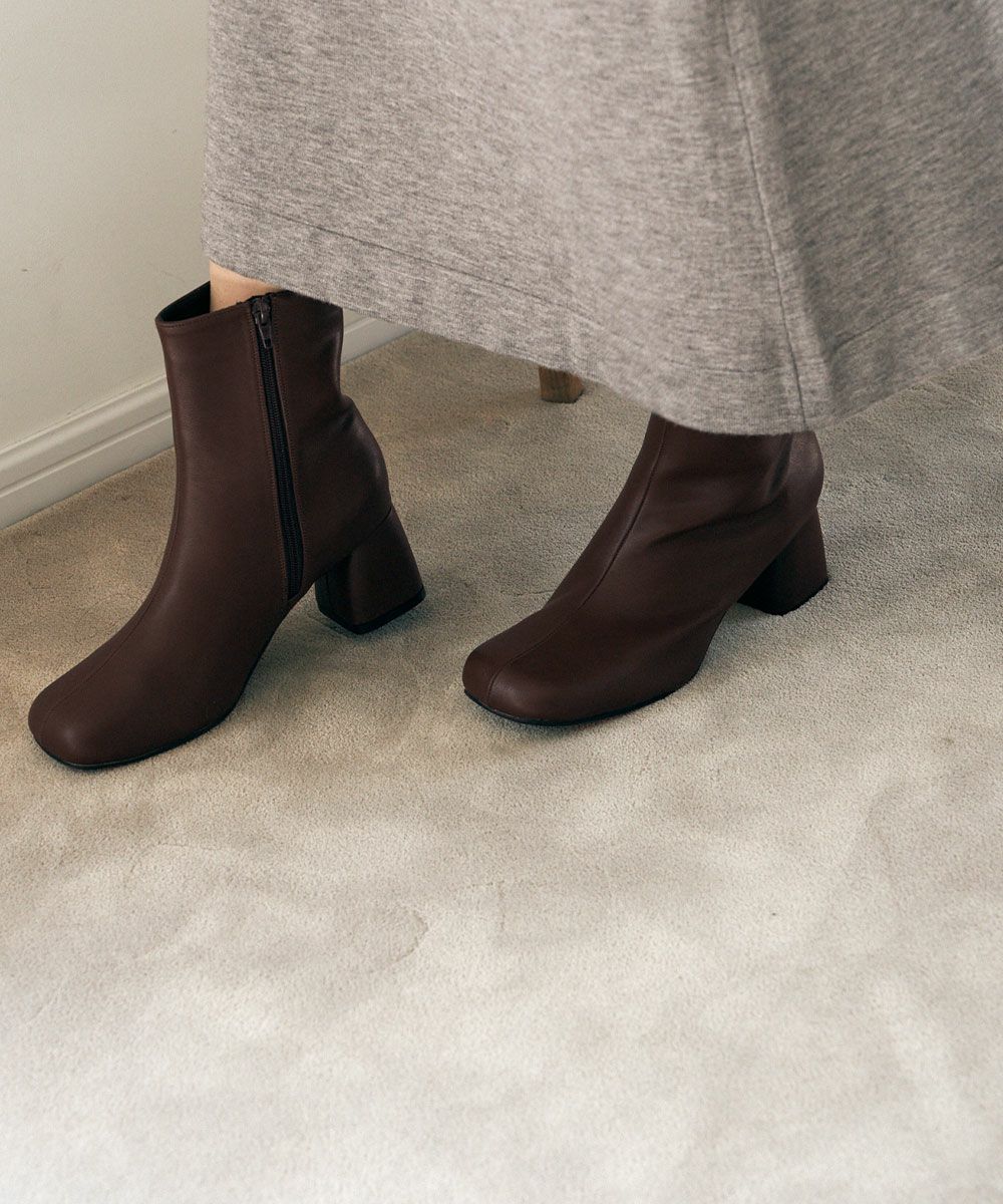 SQUARE TOE MIDDLE BOOTS[本店限定]