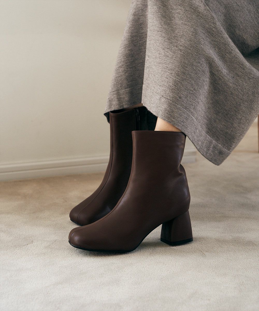 SQUARE TOE MIDDLE BOOTS[本店限定]
